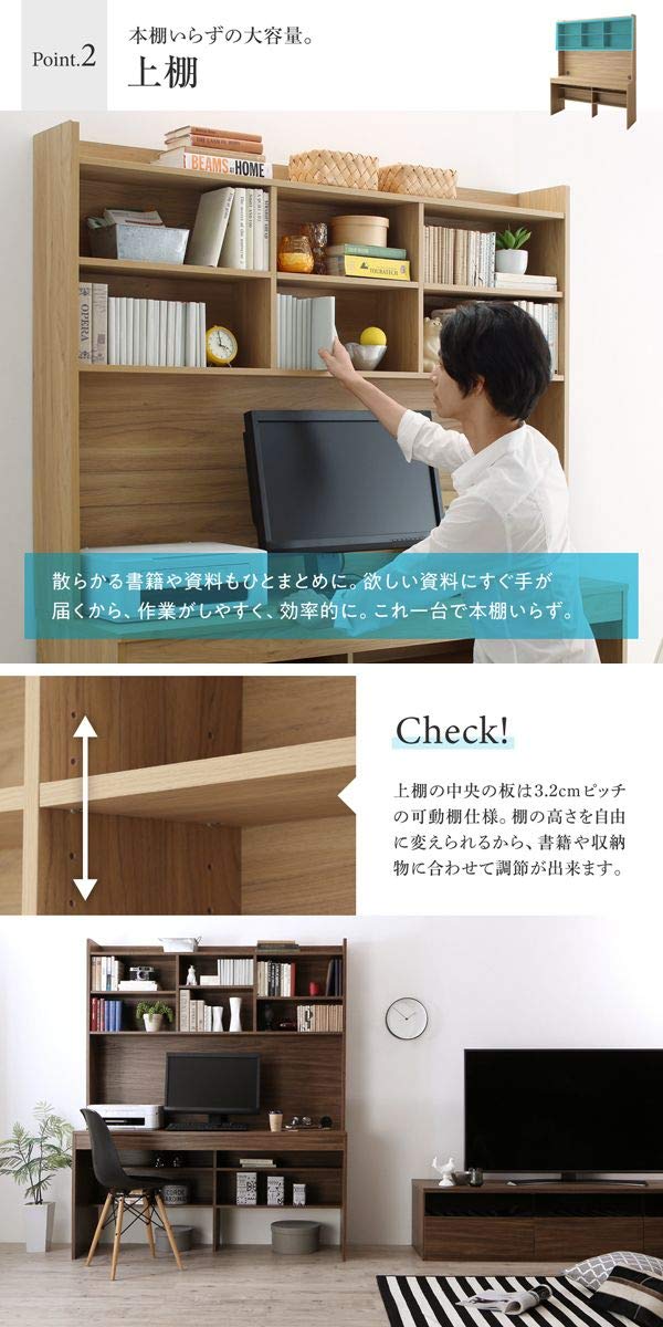 コンパクト書斎デスク - サイズ: 80x40x74cm、収納バッグ&フック コンパクト書斎デスク - サイズ: 80x40x74cm、収納バッグ&フック